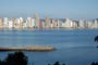 Vista da Interpraias para o centro de Balne&aacute;rio Cambori&uacute;.