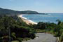 Interpraias Balne&aacute;rio Cambori&uacute; e ao fundo a praia do estaleiro.