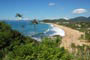 Vista da linda praia do estaleirinho em Balne&aacute;rio Cambori&uacute;.