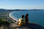 Vista do Morro do Careca em Bombinhas.