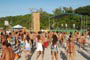 Aula de dan&ccedil;a na barra da lagoa, galera agita e anima o centrinho