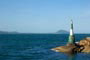 Saida do canal da barra da lagoa, florian&oacute;polis, santa catarina, brasil, am&eacute;rica do sul