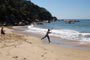 Pesca na praia mato de cambori&uacute; em itapema.