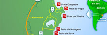 Mapa de Garopaba