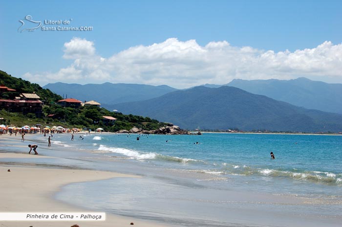 pinheira, esta foto retrata um paraíso do litoral sul brasileiro