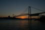 p�r do sol, ponte hercilio luz