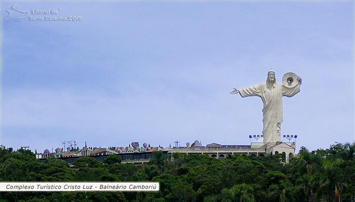 Imagem do Complexo Turístico Cristo Luz em Balneário Camboriú.