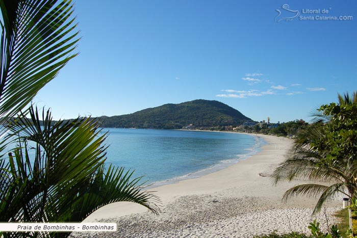 Vista da Praia de Bombinhas, um show a parte.