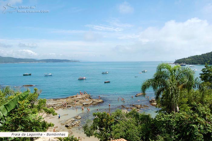 Vista panorâmica linda da Praia da Lagoinha