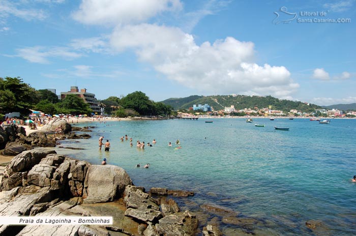 Praia da Lagoinha em Bombinhas.