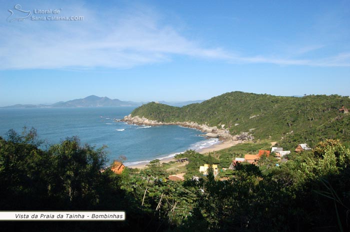 Vista Aérea da paradisíaca Praia da Tainha