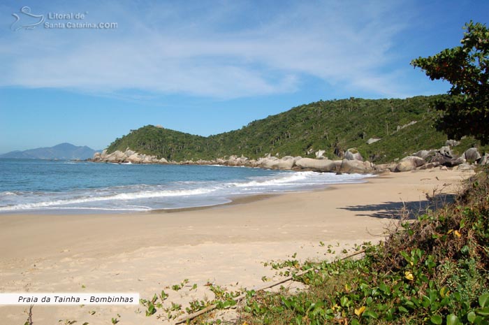 Praia da Tainha em Bombinhas.