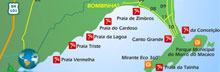 Mapa de Bombinhas