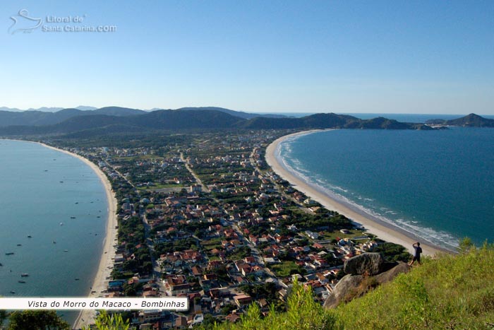 Vista paradisíaca do Morro do Macaco
