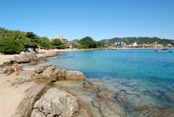 Praia da Lagoinha em Bombinhas