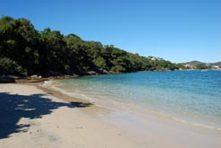 Praia da Sepultura em Bombinhas