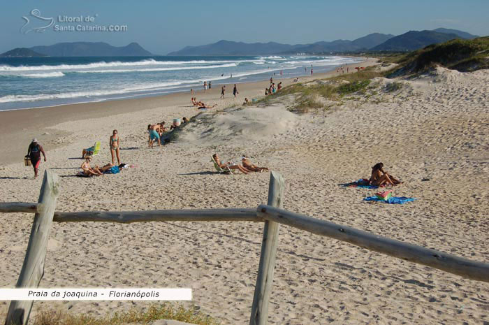 Praia da joaquina, orla total da praia