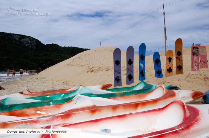 Dunas dos ingleses em Florianópolis