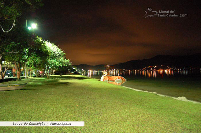 Vista da lagoa da conceição em florianópolis