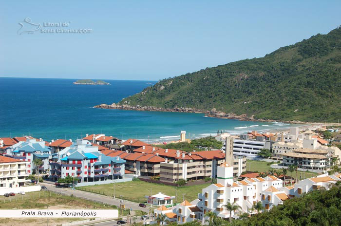 Vista praia brava sc