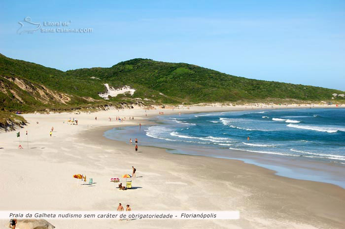 Praia da galheta, nudismo