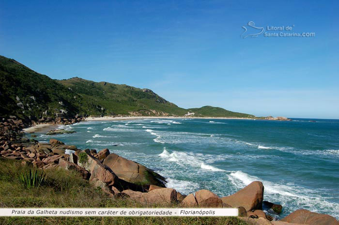 Praia da galheta, nudismo no litoral sc