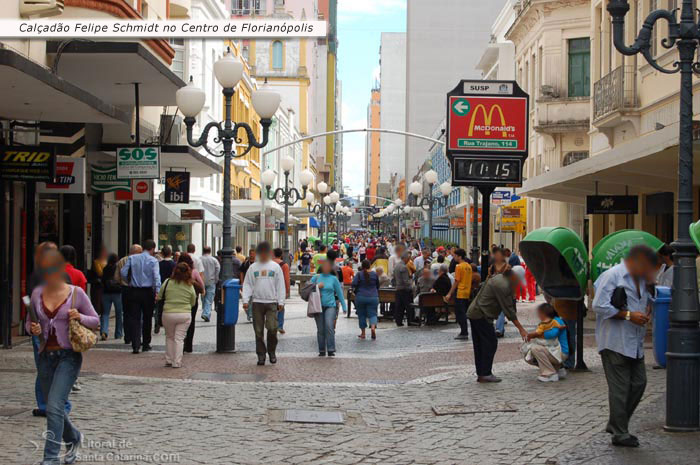 Calçadão do centro