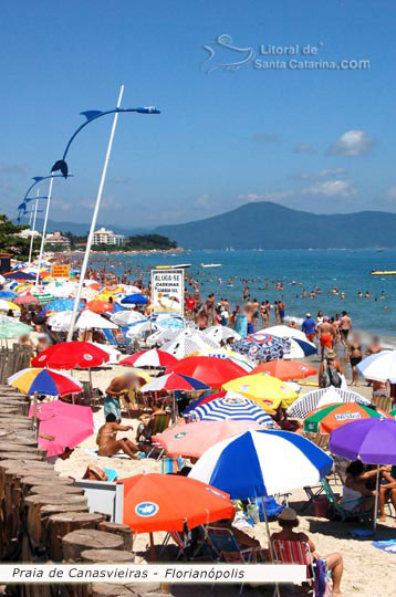 Praia de Canasvieiras, Floripa, Orla da Praia