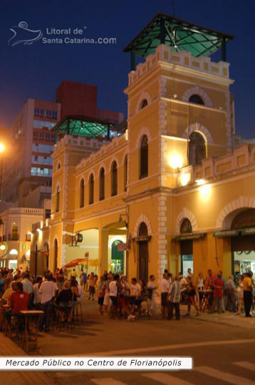 final de tarde no mercado público de florianopolis