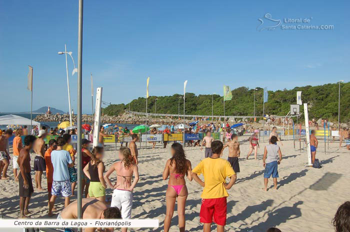 Volei na barra da lagoa