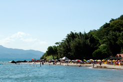 Praia de Ponta das Canas de Floripa