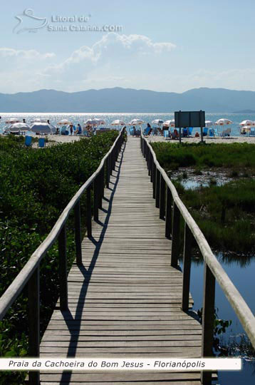 acesso a praia da cachoeira do bom jesus florianopolis santa catarina brasil