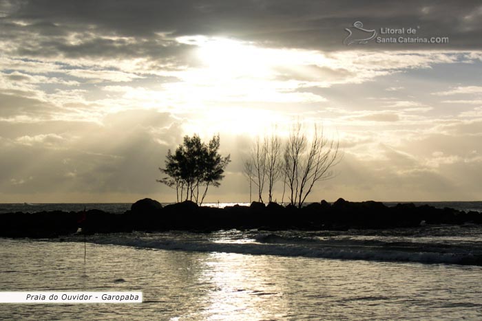 Foto alucinante da praia do ouvidor, garopaba