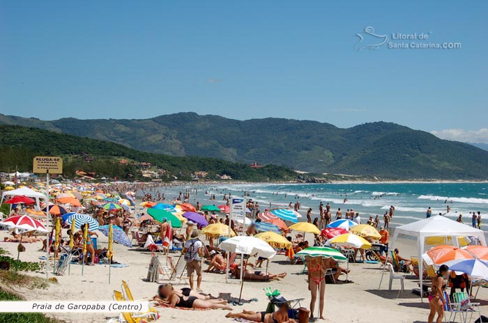 Praia de Garopaba sc