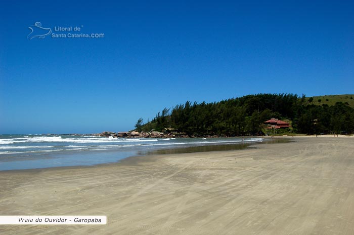 Ouvidor, vista da orla da praia