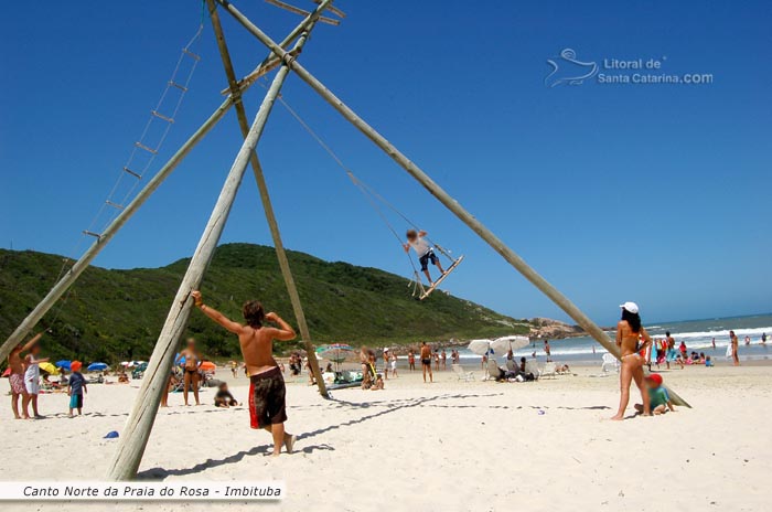 Canto norte da praia do rosa