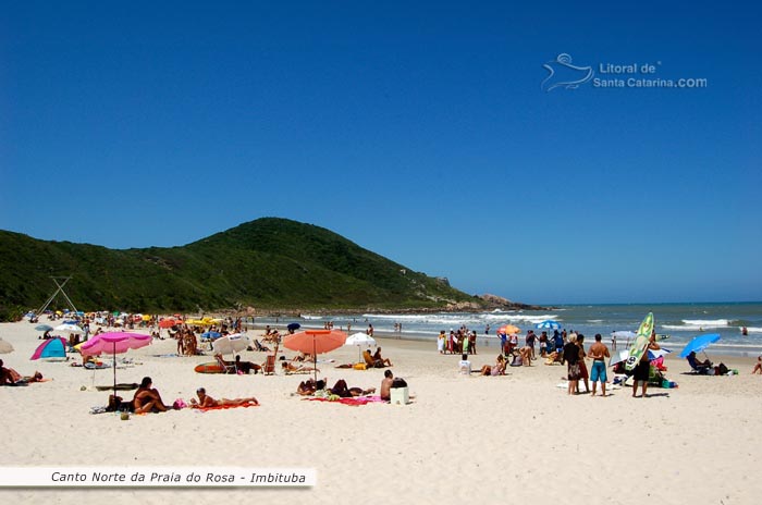 Praia do rosa, canto norte