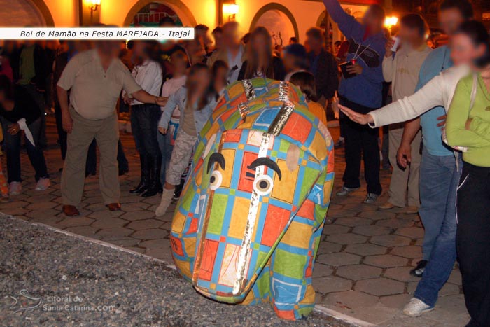 apresentação do boi de mamao na festa marejada