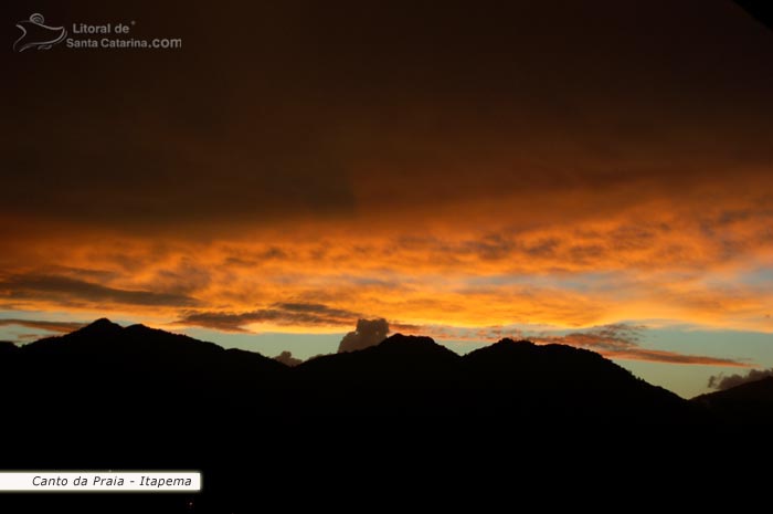 Fim de tarde em itapema.