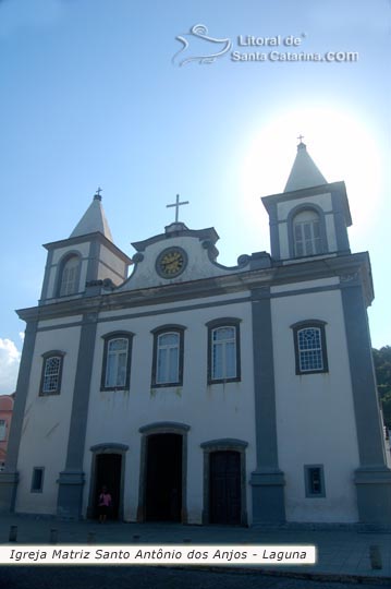 igreja matriz santa antônio dos anjos, centro histórico laguna