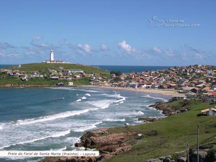 praia e farol de santa marta