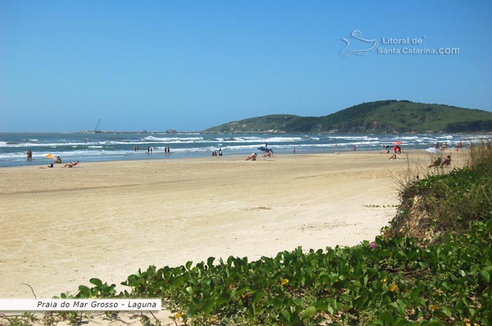 praia do mar grosso, restinga preservada