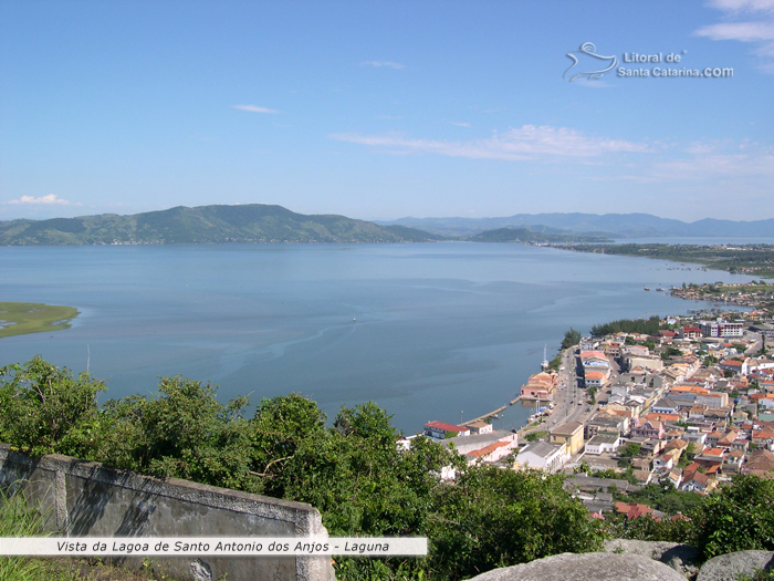 vista da lagoa de santo antonio dos anjos