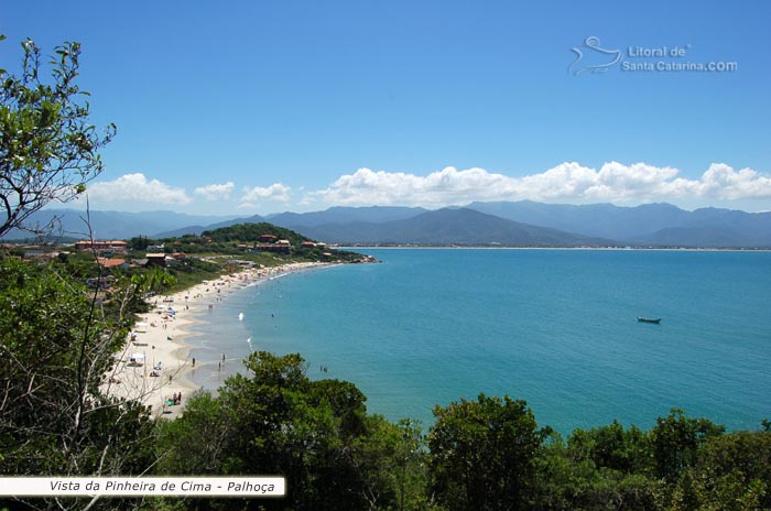 vista praia da pinheira, litoral sc