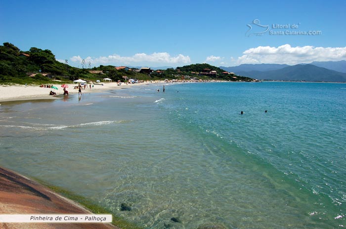 vista da praia da pinheira, sta catarina