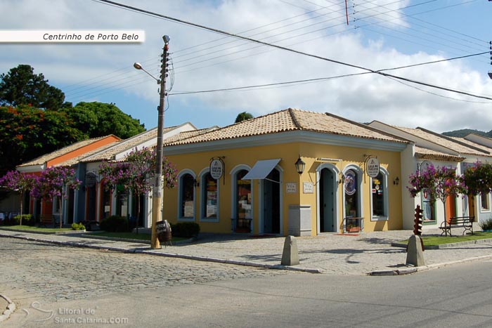 Centrinho de porto belo, ainda permanece traços históricos.