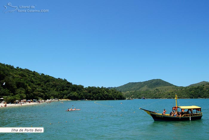 Vista da Ilha de Porto Belo.