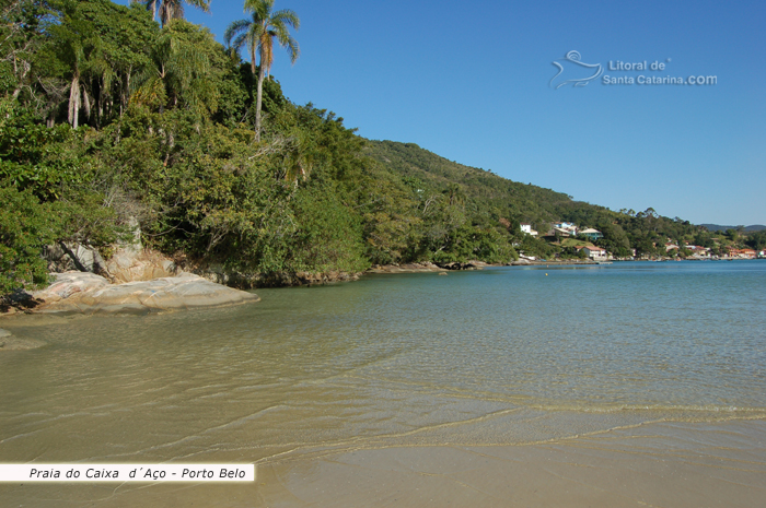 Canto da praia do caixa d aço