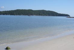 Praia de Baixio em Porto Belo