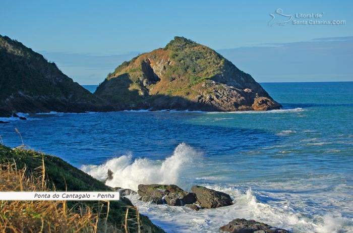 ponta do cantagalo em penha santa catarina